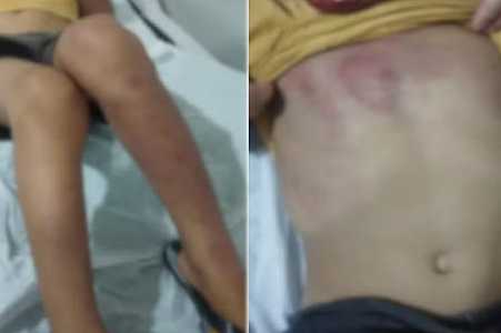 Homem é preso suspeito de agredir filhos de 1 e 4 anos e ameaçar a esposa com faca