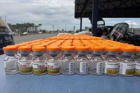 Polícia apreende 420 ampolas de remédio de uso controlado contra obesidade em rodovia do interior de SP