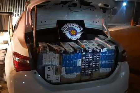 Polícia Militar Rodoviária apreende 250 mil maços de cigarros na região de Presidente Prudente
