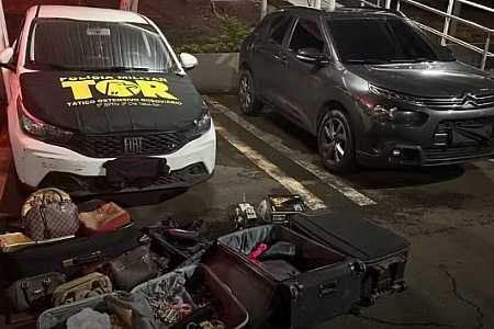 Quadrilha envolvida em roubo a residência é presa a 300 km de distância do crime no interior de SP