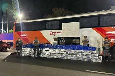 Paraguaios são presos com mais de 1 tonelada de maconha em Presidente Prudente; vídeo