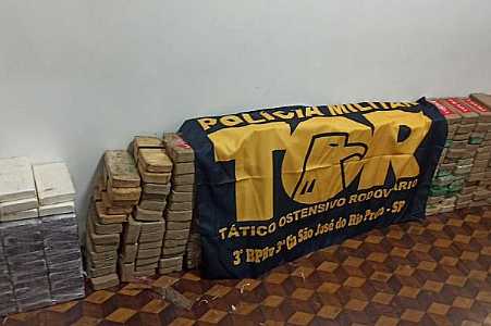 Carga de mais de meia tonelada de drogas é apreendida em rodovia de Votuporanga