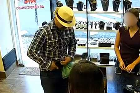 Homem se passa por cliente para roubar peças de ouro de joalheria no noroeste de SP