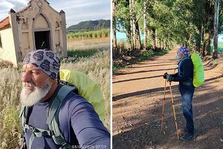 Peregrino percorre 1,8 mil km a pé e conclui Caminho da Fé no dia do aniversário: ´Maior aprendizado´