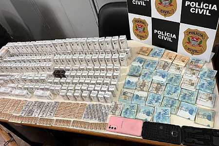 Operação da Polícia Civil de Mirassol prende casal com anabolizantes e R$ 32 mil