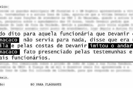 Mulher é presa após chamar atendente de unidade de saúde de gorila e imitar macaco