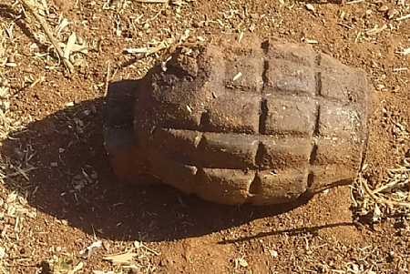 Pescadores encontram granada do século XX às margens de rio no interior de SP