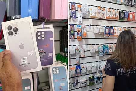 Polícia faz operação para combater venda de produtos suspeitos de contrabando em comércios de Rio Preto