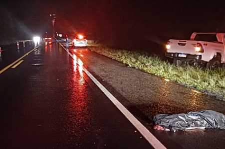 Idoso de 85 anos morre atropelado em rodovia na região de Presidente Prudente