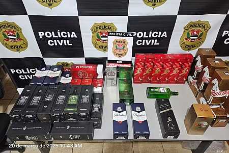 Polícia Civil encontra bebidas falsificadas durante operação no interior de SP; uma pessoa foi presa