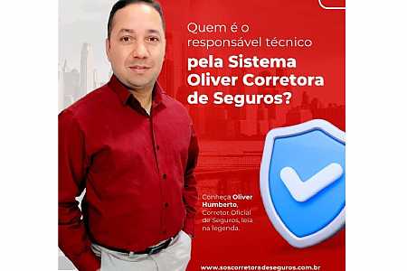 Quem é responsável técnico pela Sistema Oliver Corretora de Seguros?