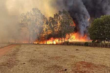 Com altas temperaturas, noroeste paulista volta a registrar focos de incêndio nesta sexta-feira