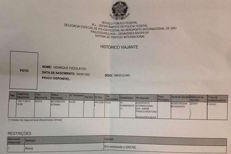 Governo da Itália diz que Pizzolato é cidadão livre no país