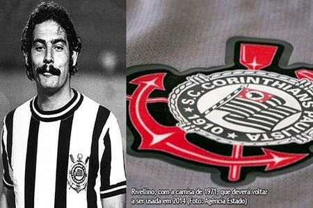 Camisa retrô de 1971 será uniforme principal do Corinthians em 2014