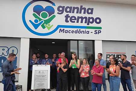 GANHATEMPO EM MACEDÔNIA É INAUGURADO