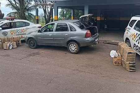 Homem é preso transportando 350 kg de maconha em rodovia de Castilho