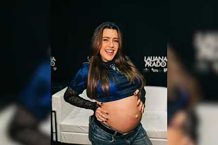Na reta final da gravidez, sertaneja Lauana Prado cancela show em Santa Fé do Sul por orientação médica