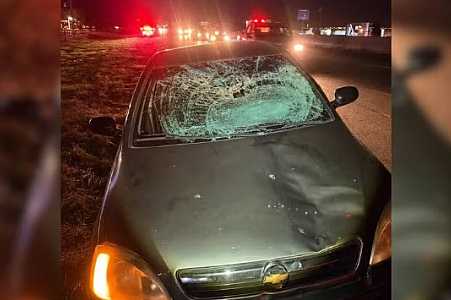 Pedestre morre ao ser atropelado por carro na BR-153 em Rio Preto