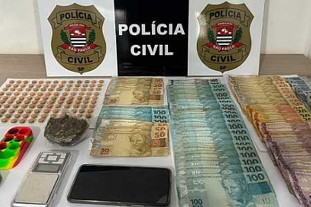Suspeito de tráfico de drogas sintéticas é preso com 130 comprimidos de ecstasy em Rio Preto