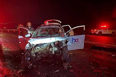 Acidente entre carros deixa 16 feridos em rodovia de Olímpia