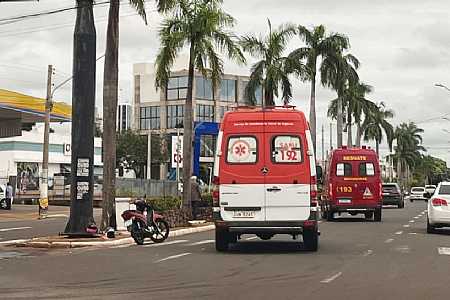 Acidente de trânsito é registrado nesta sexta-feira na Av. João Amadeu em Jales