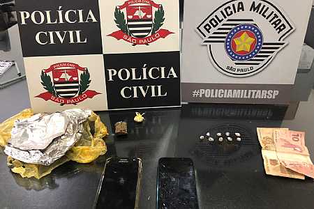 Polícia prende 2 rapazes e apreende menor em Jales