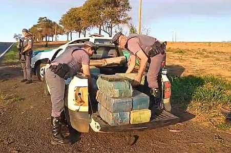 Polícia Rodoviária apreende mais de 360 kg de maconha em rodovia de Penápolis