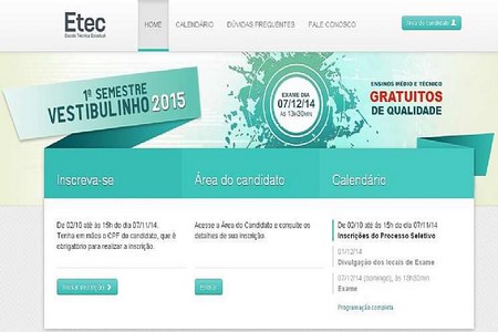 Etec abre 390 vagas para cursos de ensino técnico em Rio Preto, SP