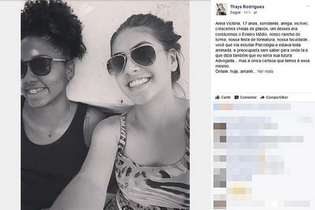 Jovem morta pelo pai após homenageá-lo na web queria cursar psicologia, diz amiga