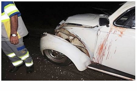Motorista de Fusca morre após colisão na Rodovia Euclides da Cunha