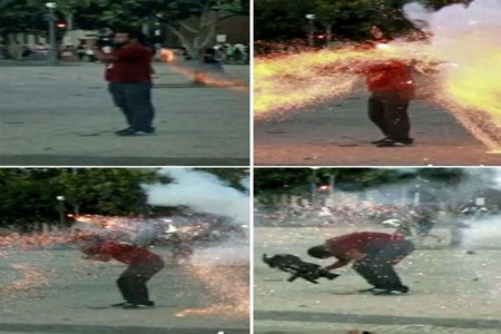 Cinegrafista atingido por rojão em protesto no Rio está em coma
