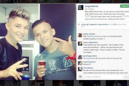 MC Gui lamenta a morte de irmão: “O cara que eu mais amo na vida”